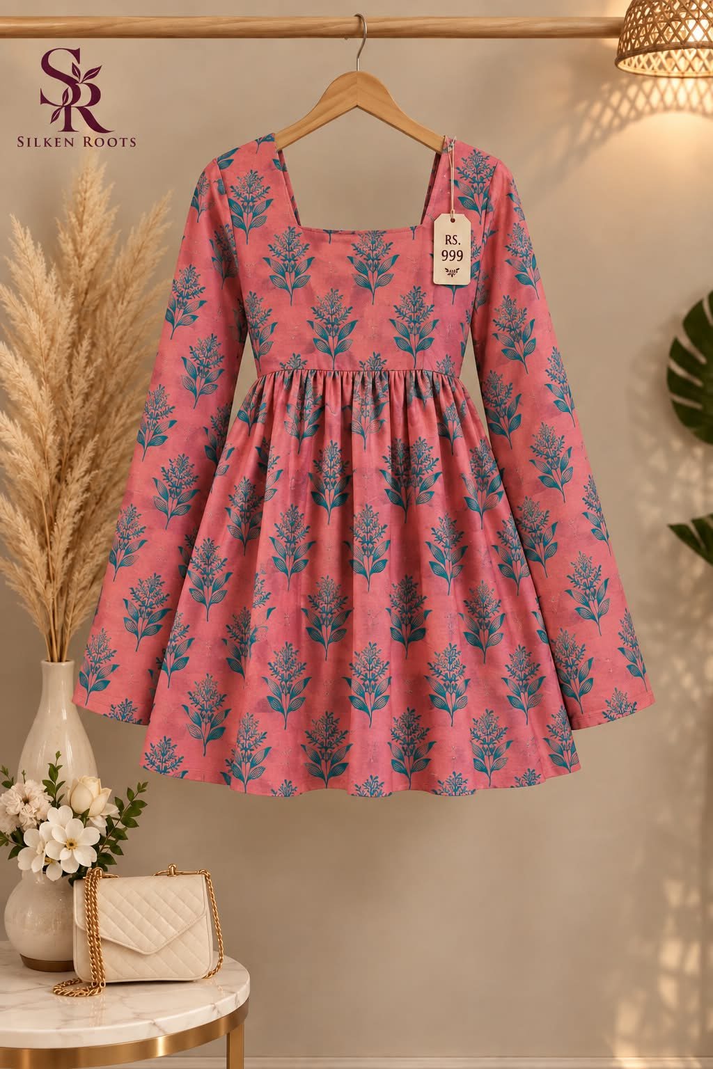 Pink Bloom Frock